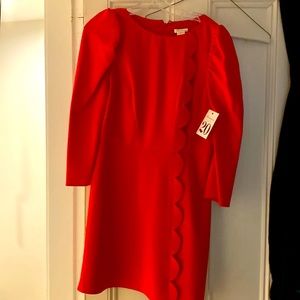 Shoshana res mini dress, scallop detail